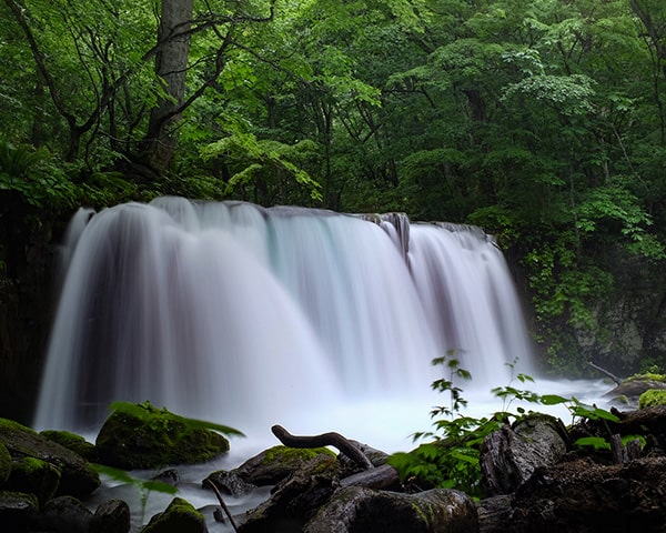 Waterfall in Oirase Gorge, Aomori Prefecture, Japan